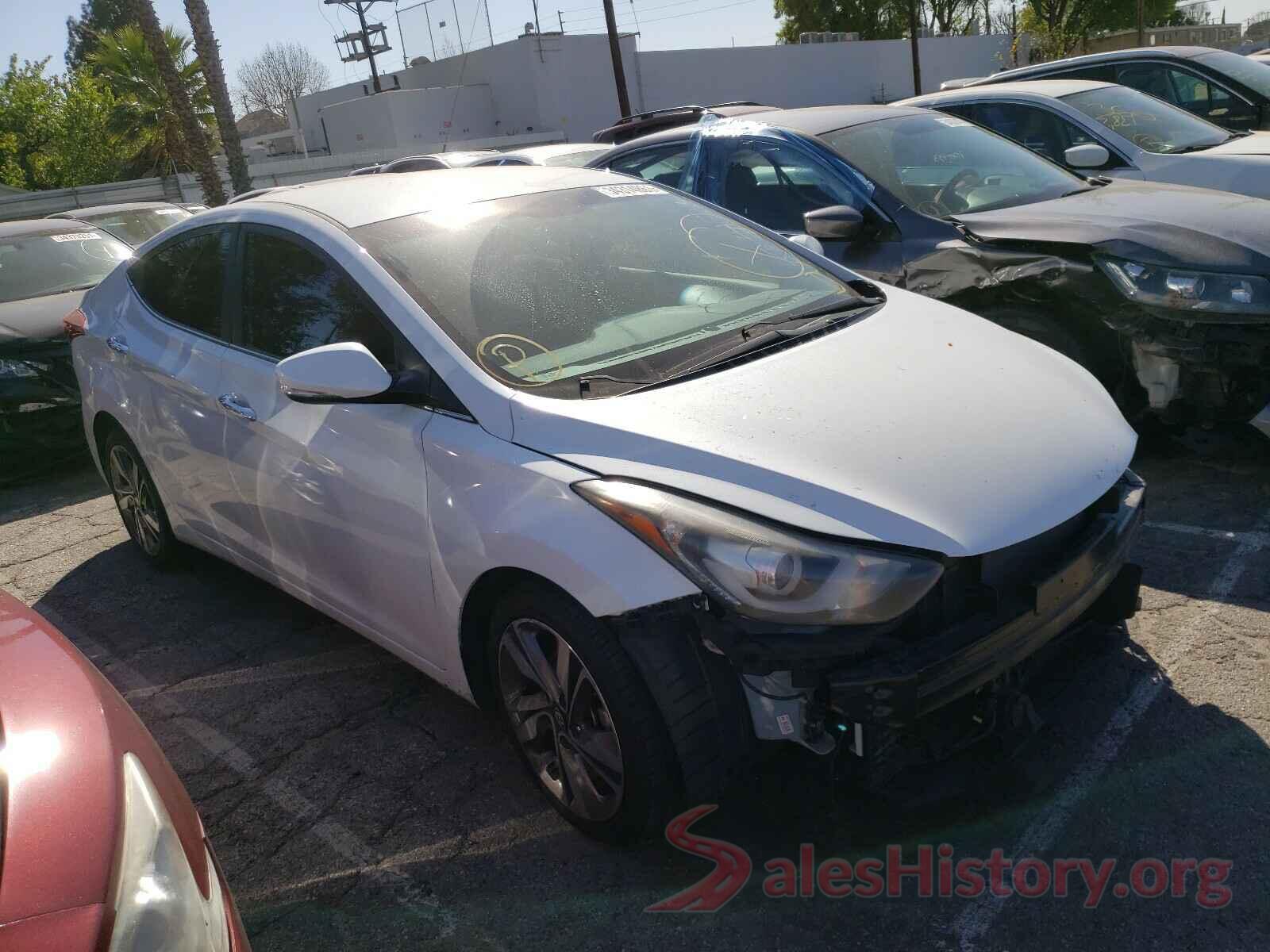 5NPDH4AE6GH716023 2016 HYUNDAI ELANTRA