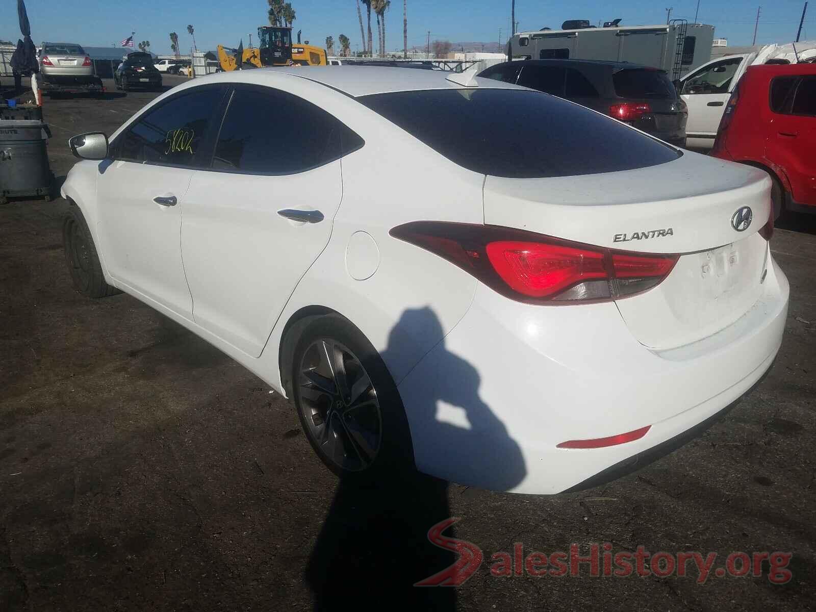 5NPDH4AE6GH716023 2016 HYUNDAI ELANTRA