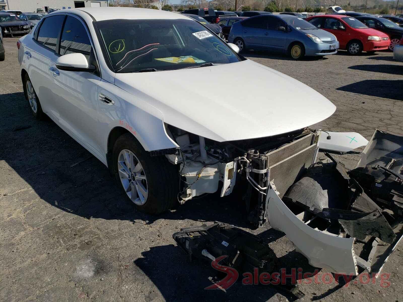 KNAGT4L37G5085223 2016 KIA OPTIMA