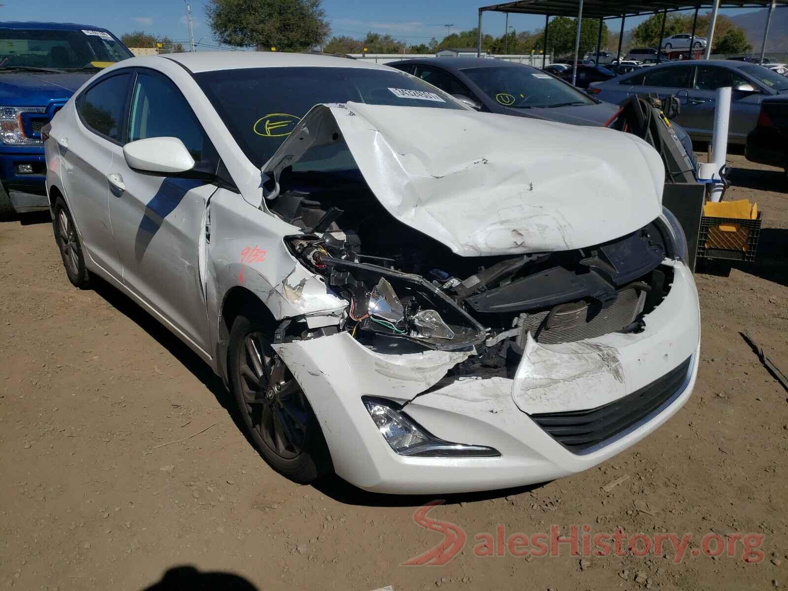 5NPDH4AE7GH670315 2016 HYUNDAI ELANTRA