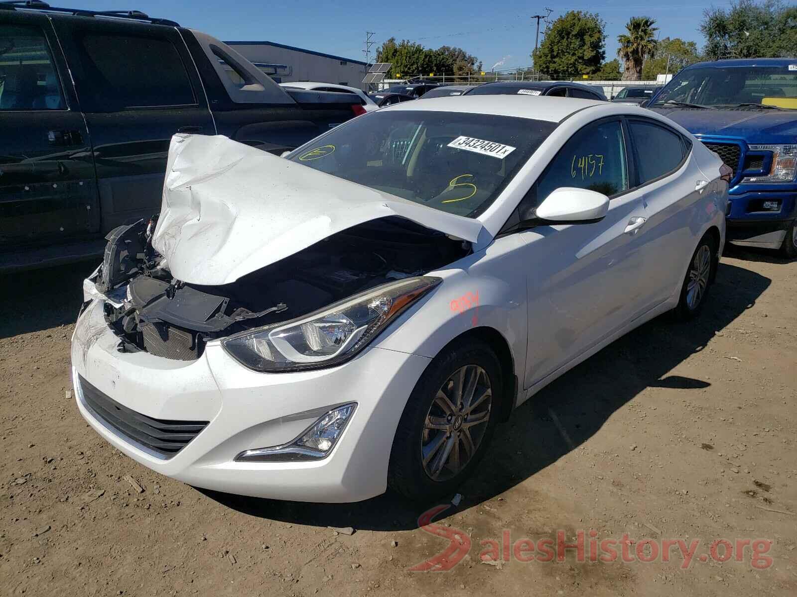 5NPDH4AE7GH670315 2016 HYUNDAI ELANTRA