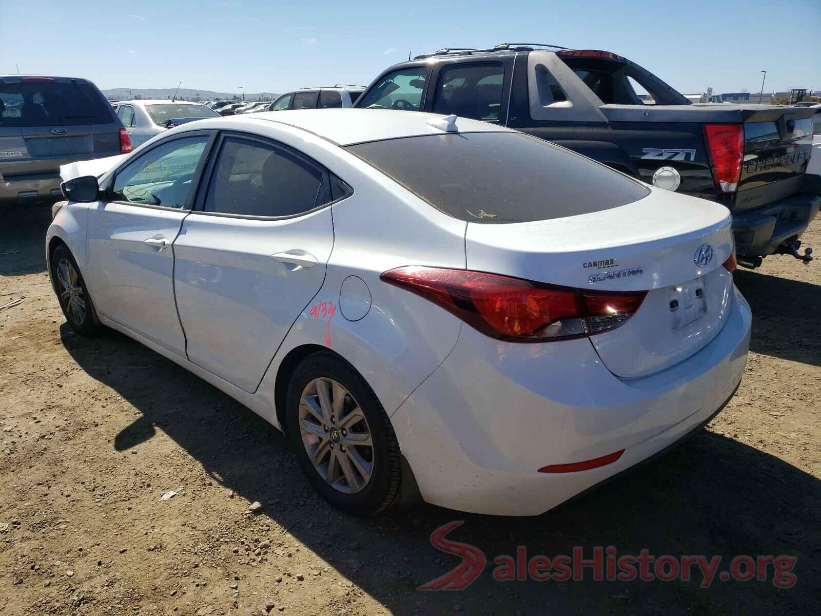 5NPDH4AE7GH670315 2016 HYUNDAI ELANTRA