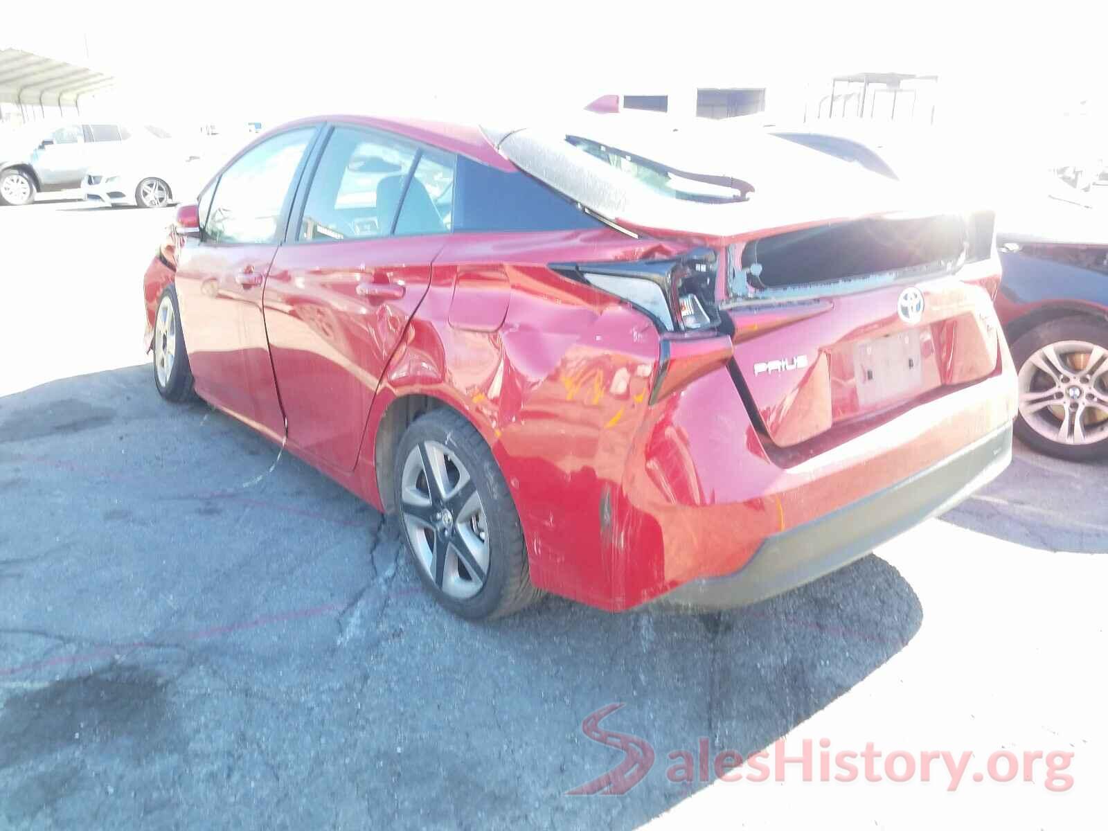 JTDKARFU4K3095121 2019 TOYOTA PRIUS