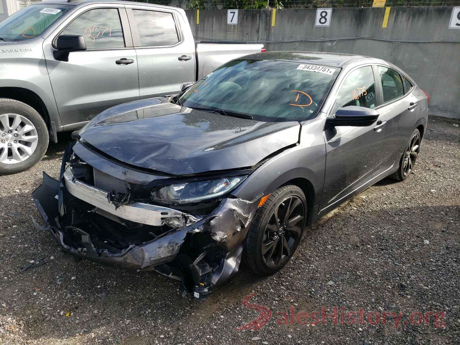 2HGFC2F81KH581146 2019 HONDA CIVIC