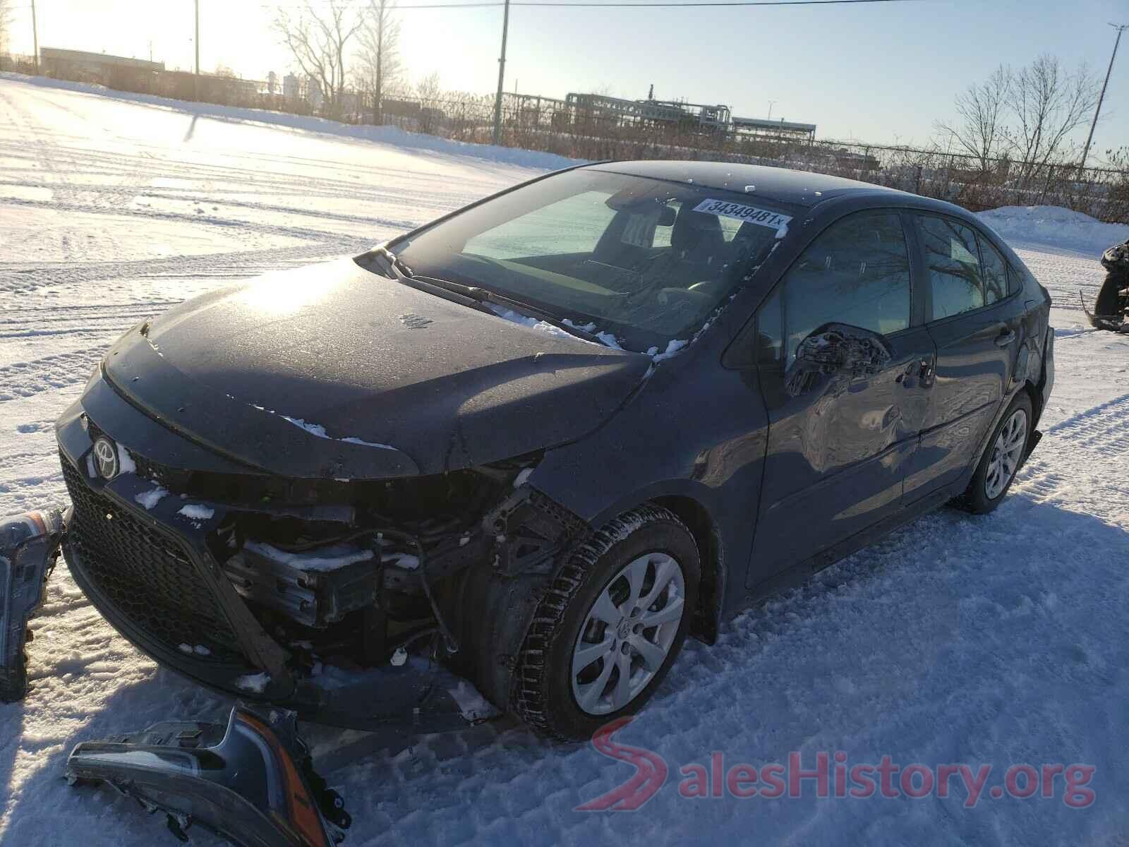 5YFBPMBE7MP176933 2021 TOYOTA COROLLA