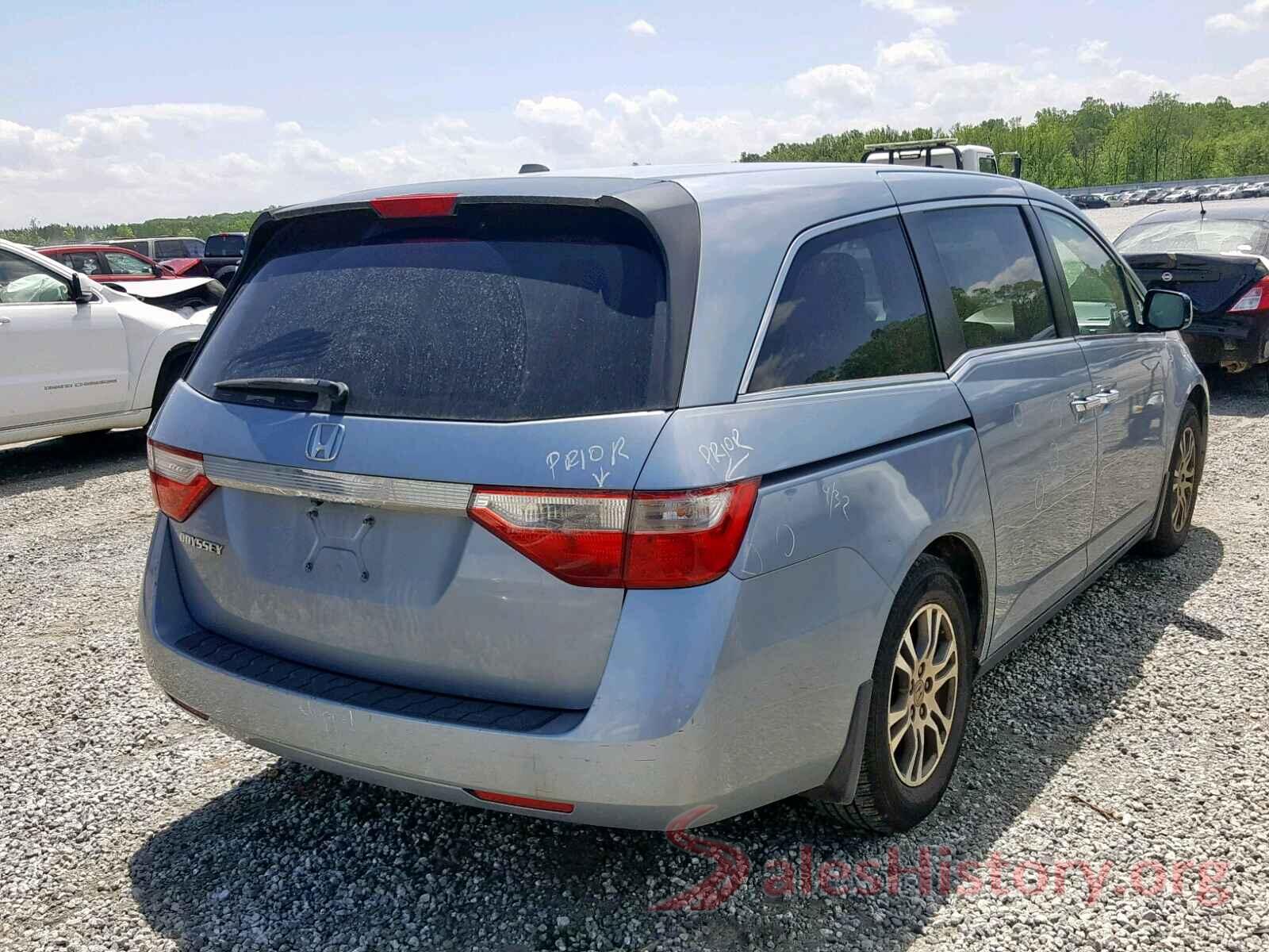 5FNRL5H61CB073422 2012 HONDA ODYSSEY EX