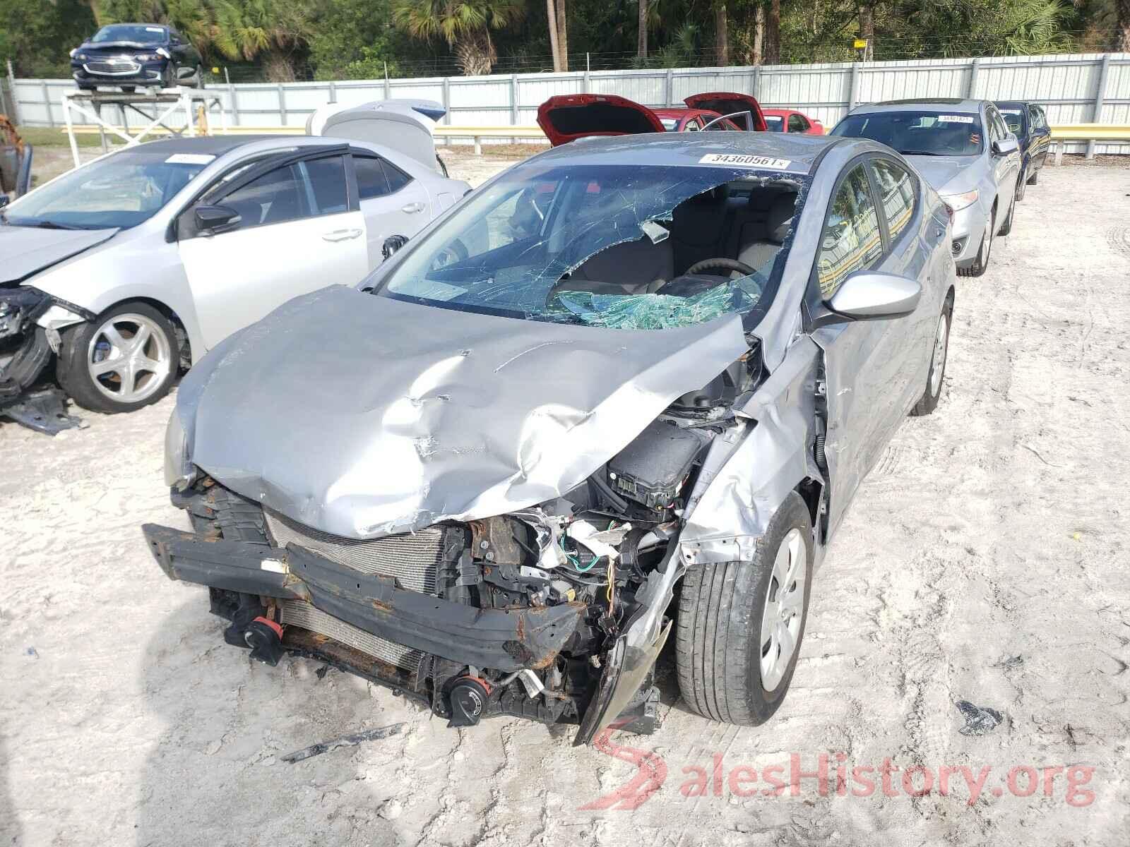 5NPDH4AE3GH688374 2016 HYUNDAI ELANTRA