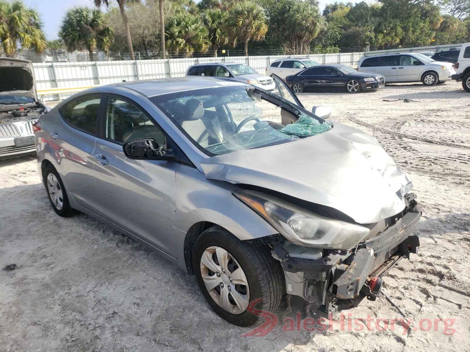 5NPDH4AE3GH688374 2016 HYUNDAI ELANTRA