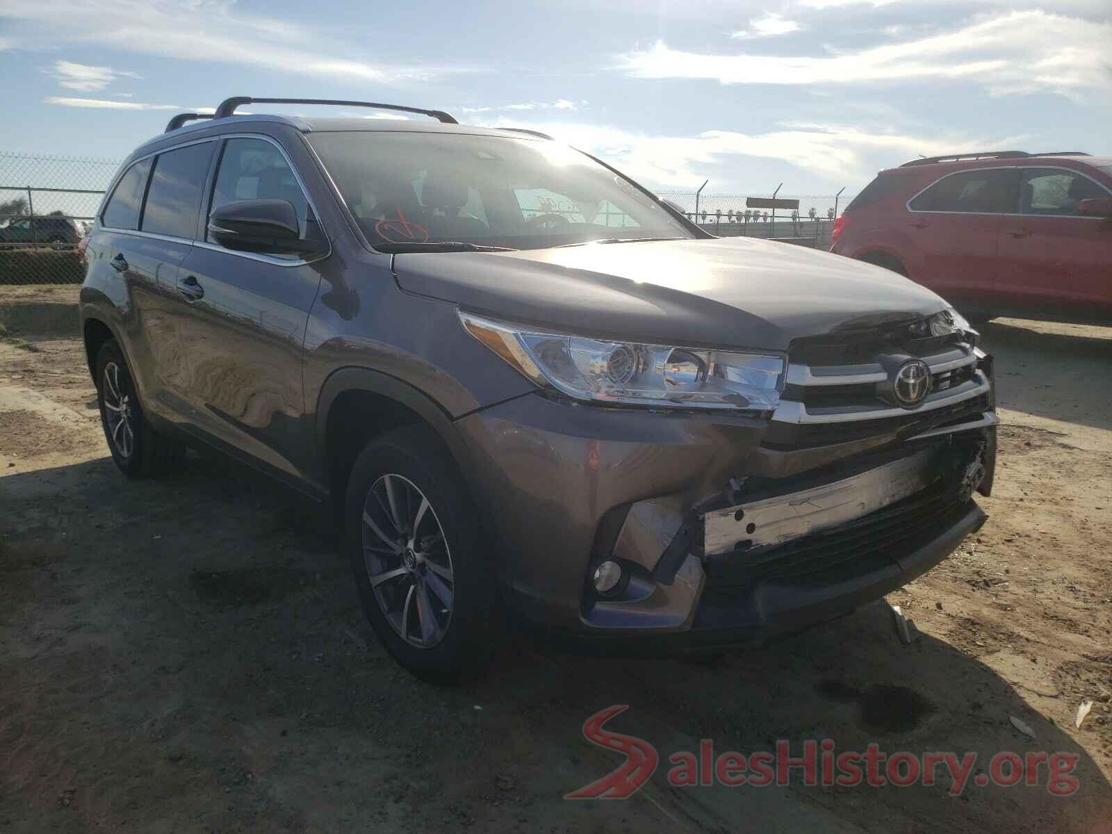 5TDKZRFH0KS346369 2019 TOYOTA HIGHLANDER