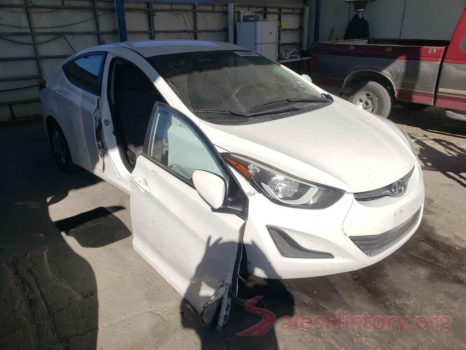 5NPDH4AE8GH699872 2016 HYUNDAI ELANTRA