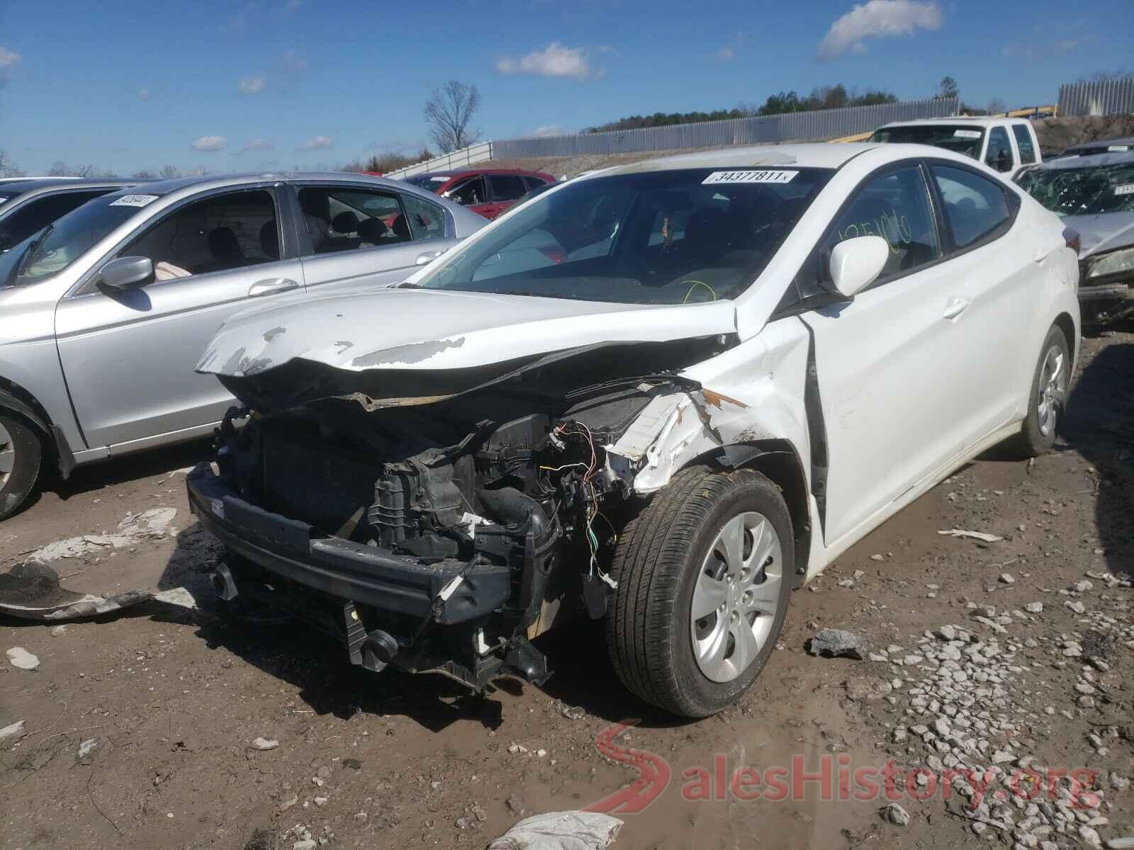 5NPDH4AE8GH737150 2016 HYUNDAI ELANTRA