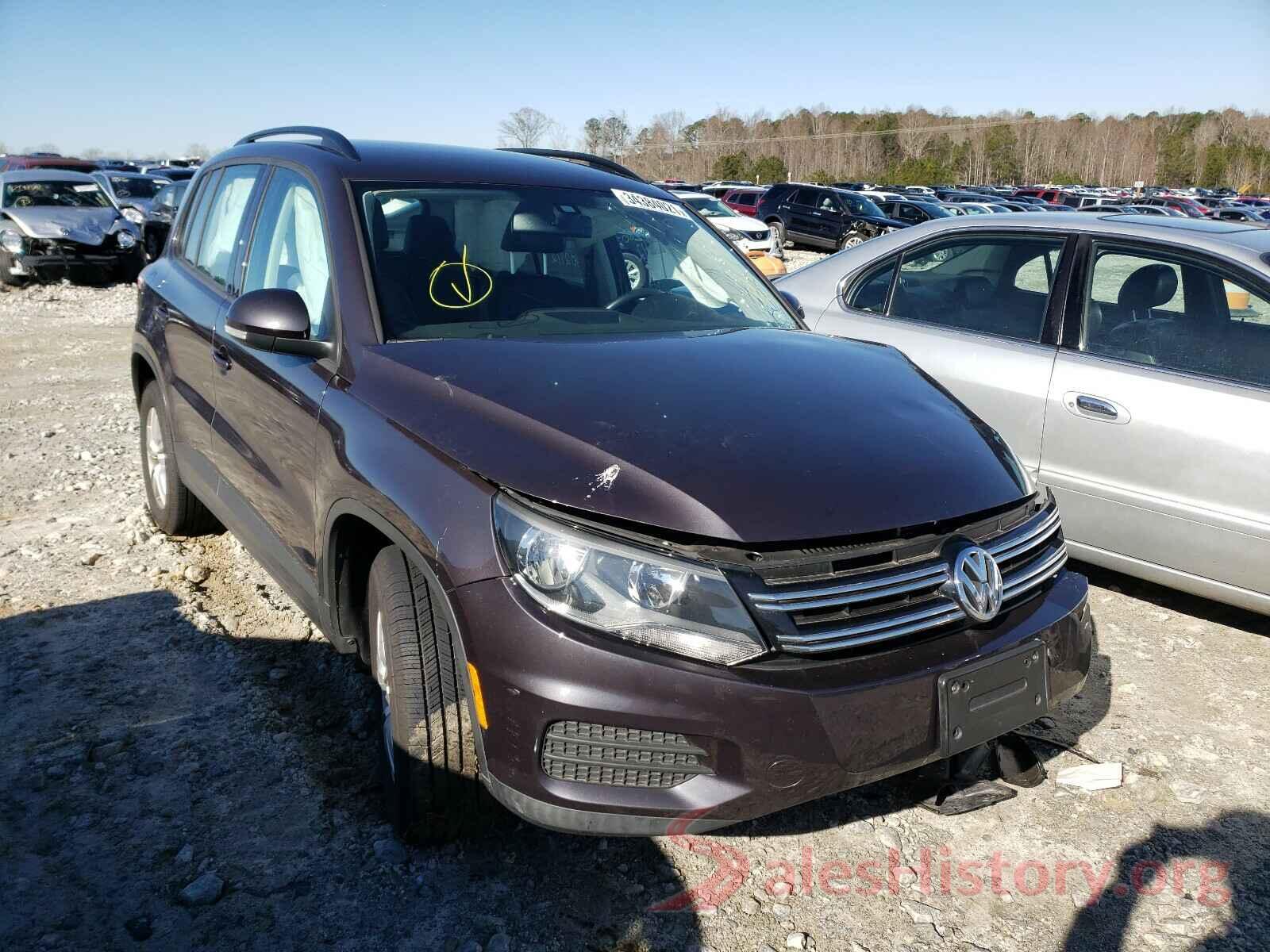 WVGBV7AX7GW571101 2016 VOLKSWAGEN TIGUAN