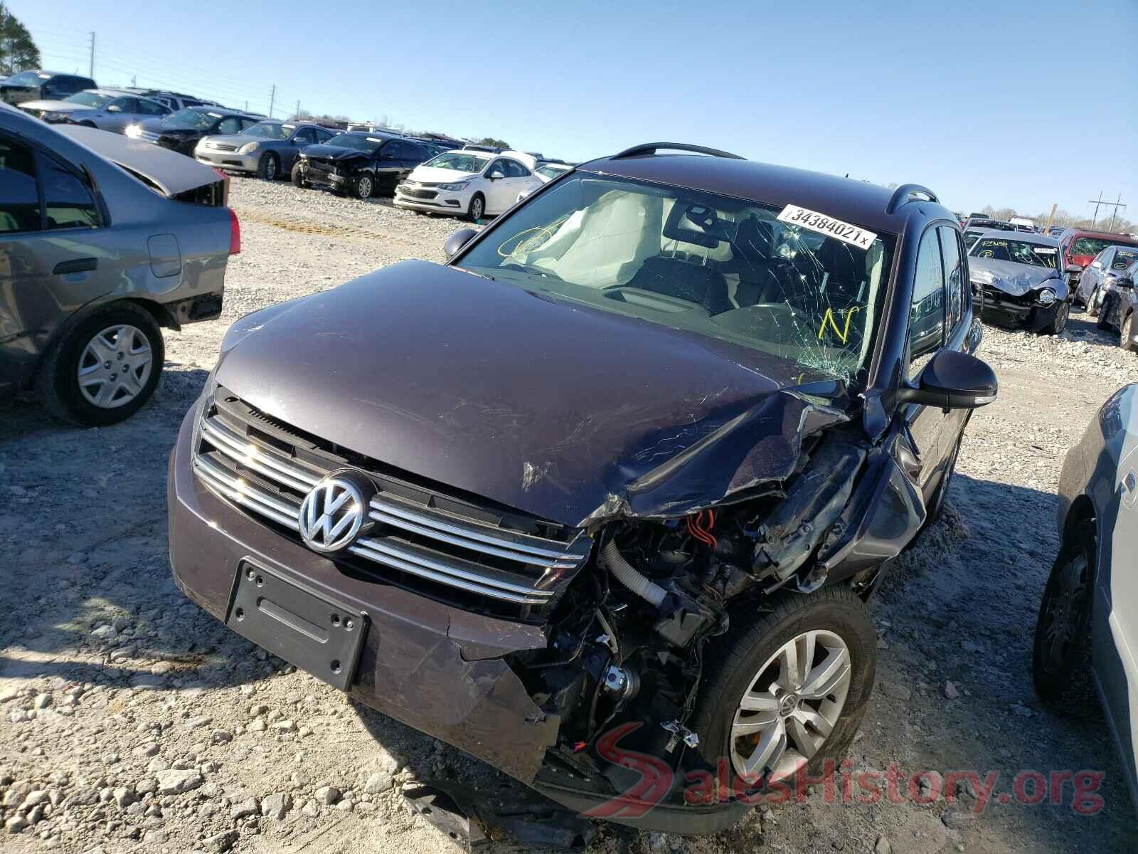 WVGBV7AX7GW571101 2016 VOLKSWAGEN TIGUAN