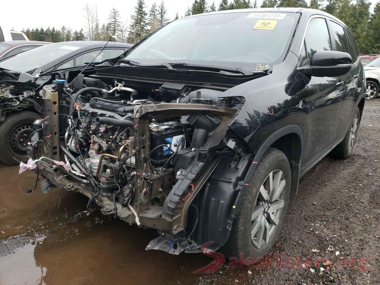 5FNYF6H56KB051382 2019 HONDA PILOT