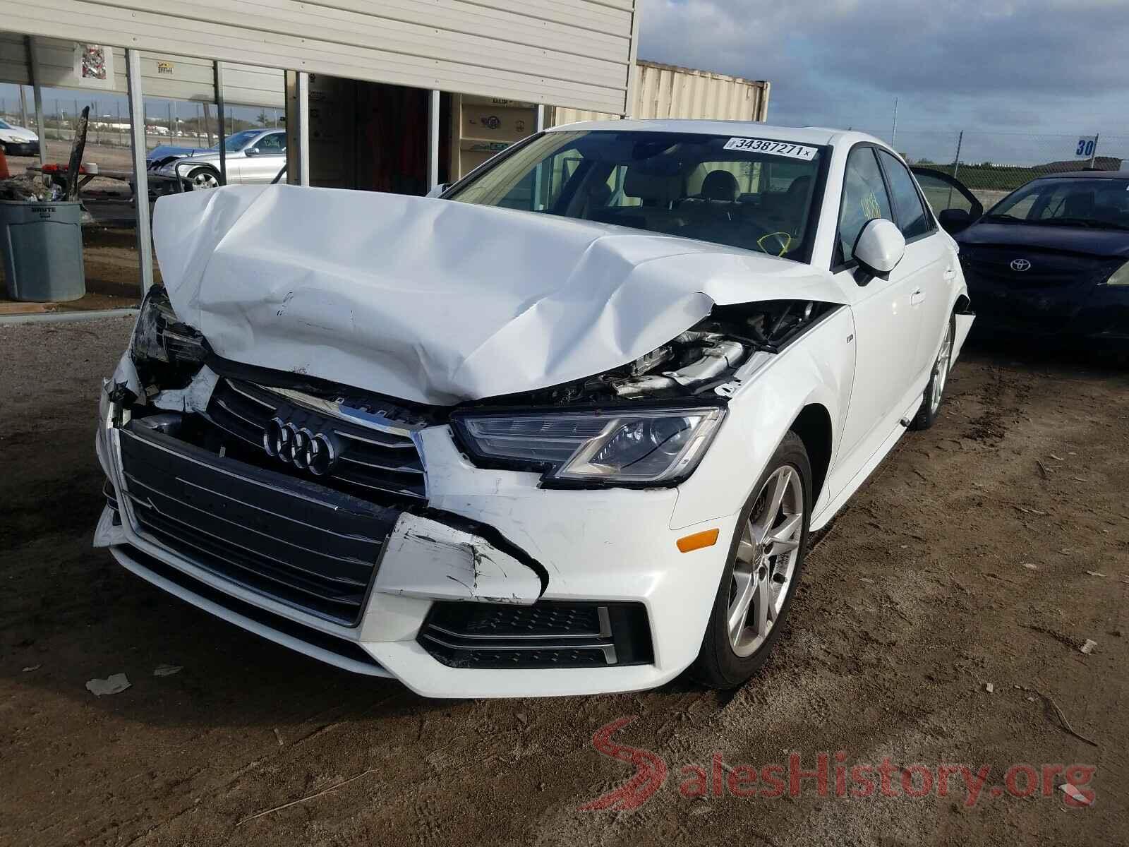 WAUKMAF42JA066216 2018 AUDI A4