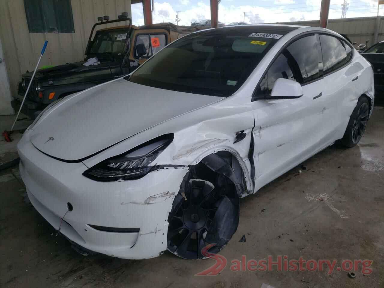 5YJYGDEE2LF045652 2020 TESLA MODEL Y