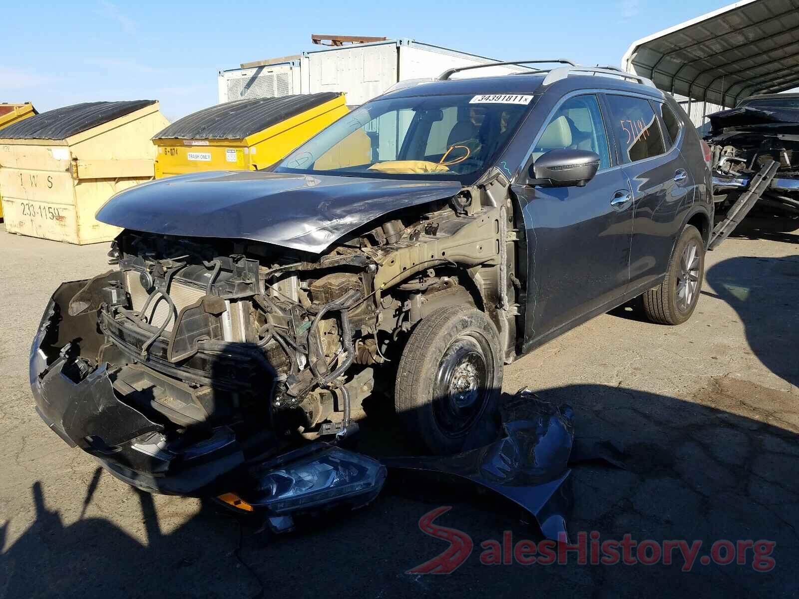 5N1AT2MV2GC766443 2016 NISSAN ROGUE