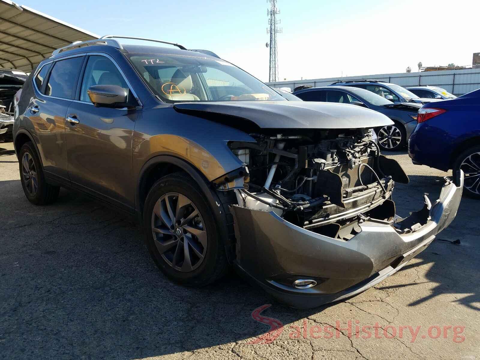 5N1AT2MV2GC766443 2016 NISSAN ROGUE