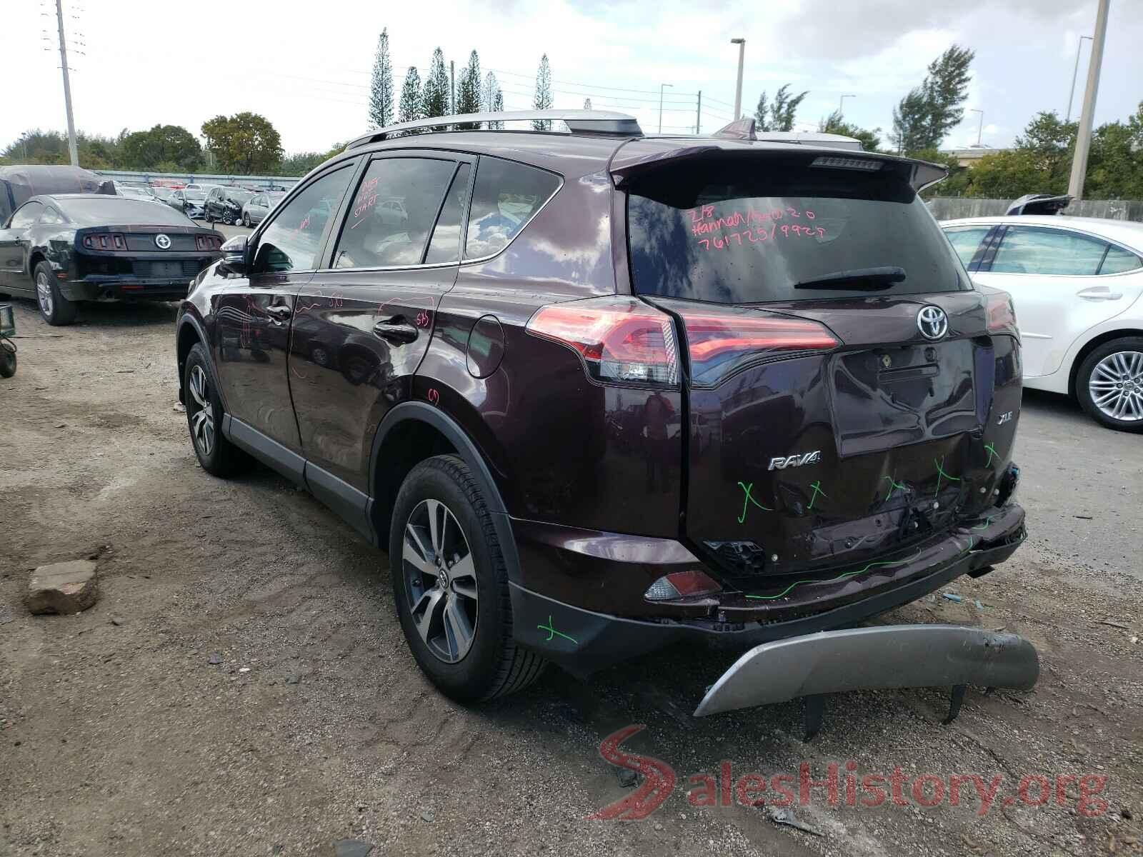 2T3WFREVXHW352558 2017 TOYOTA RAV4