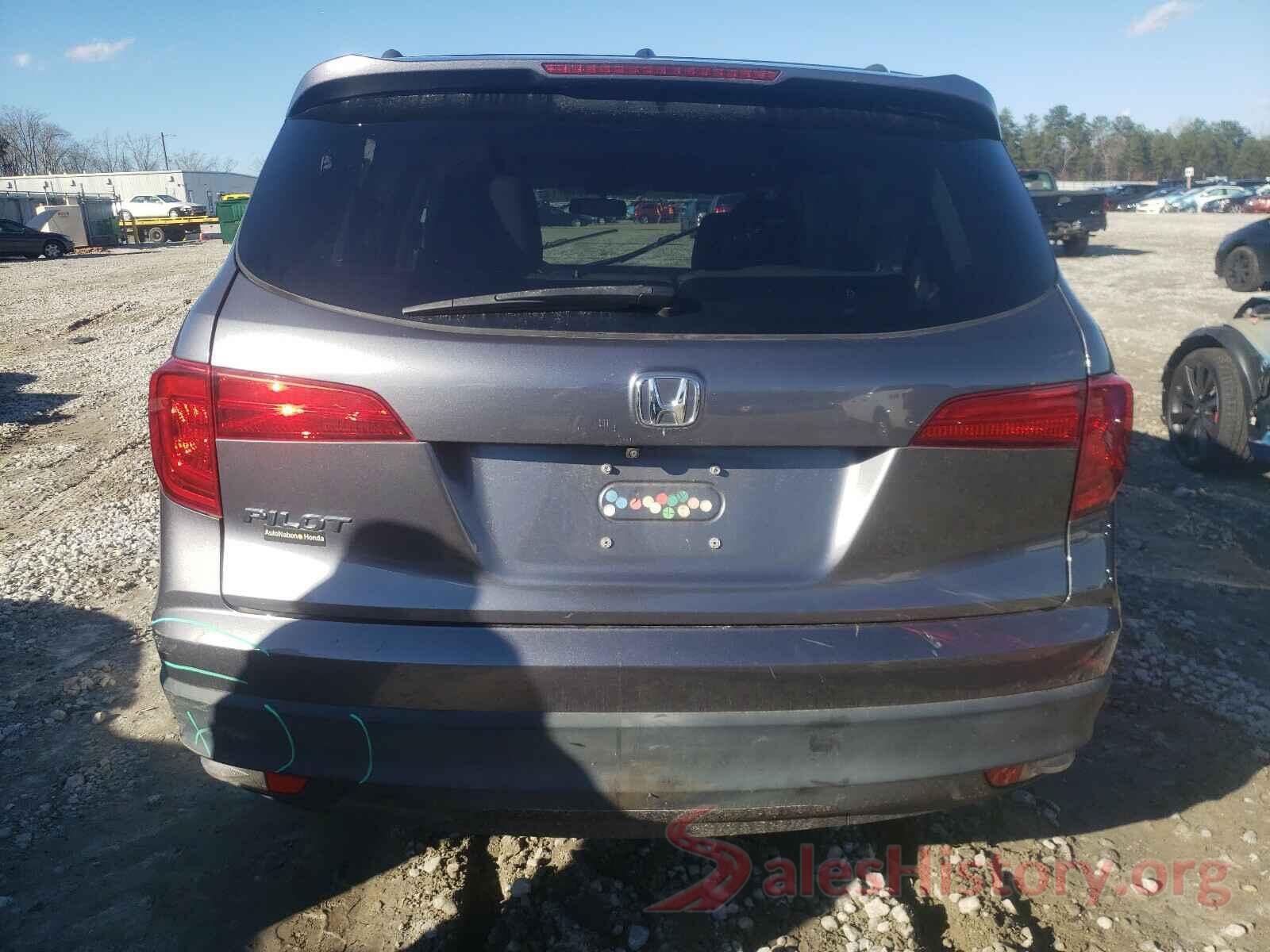 5FNYF5H56GB006735 2016 HONDA PILOT