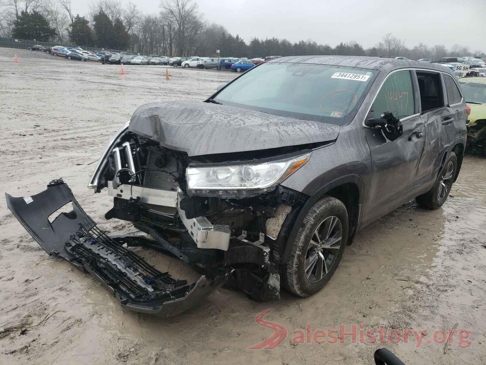 5TDZZRFH4KS364551 2019 TOYOTA HIGHLANDER