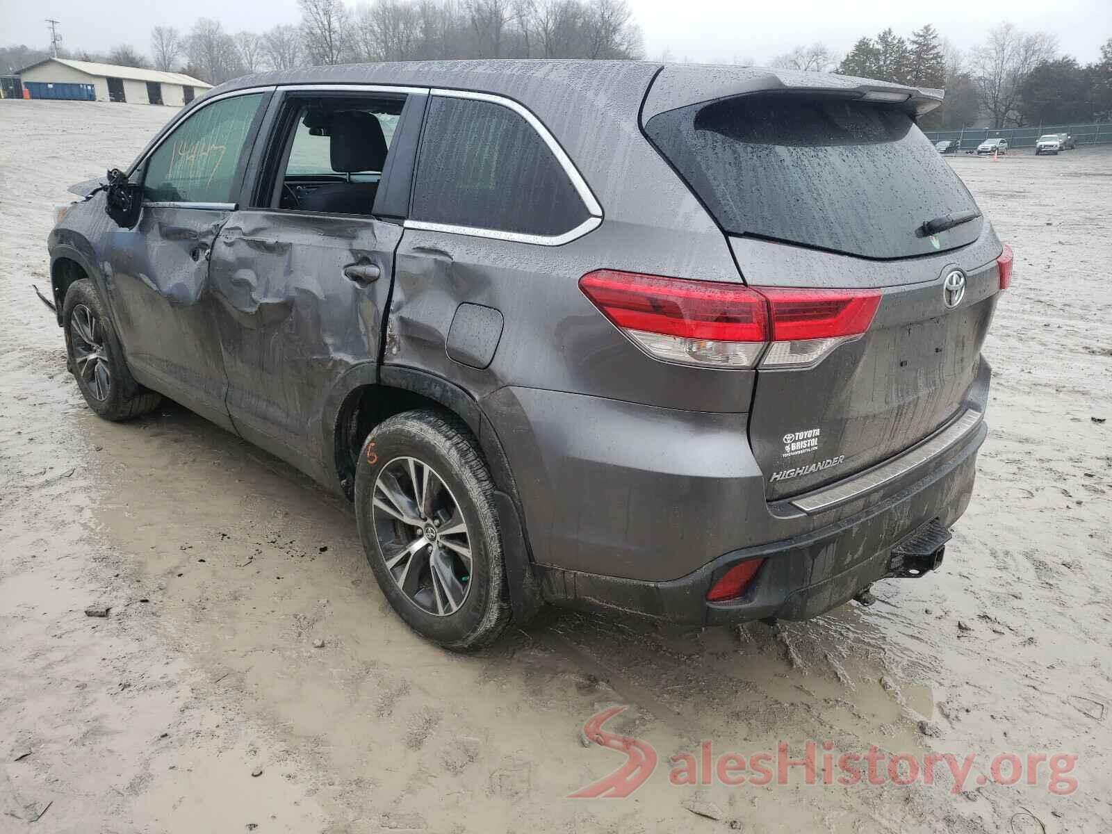 5TDZZRFH4KS364551 2019 TOYOTA HIGHLANDER