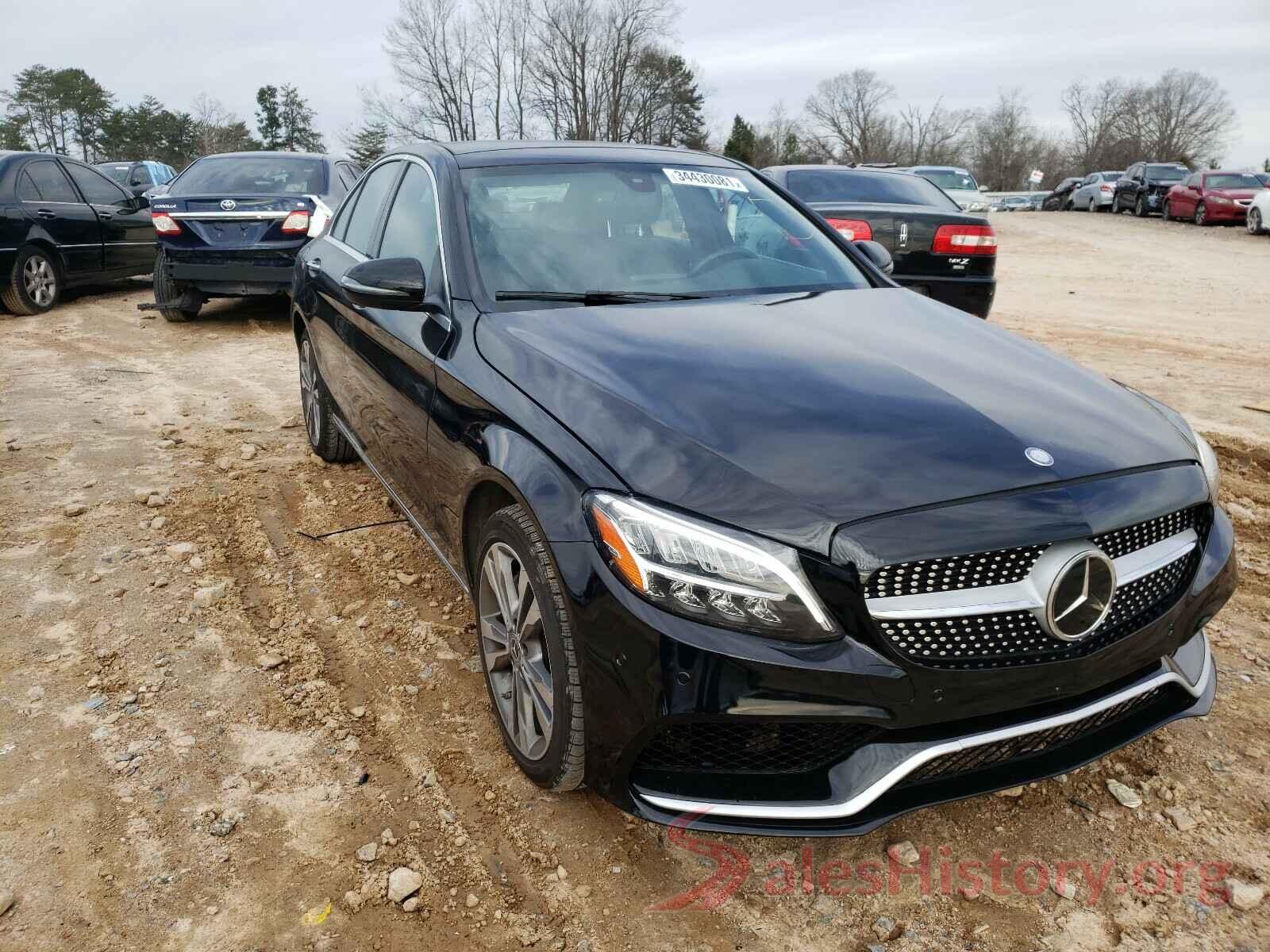 55SWF8EB7KU301014 2019 MERCEDES-BENZ C CLASS