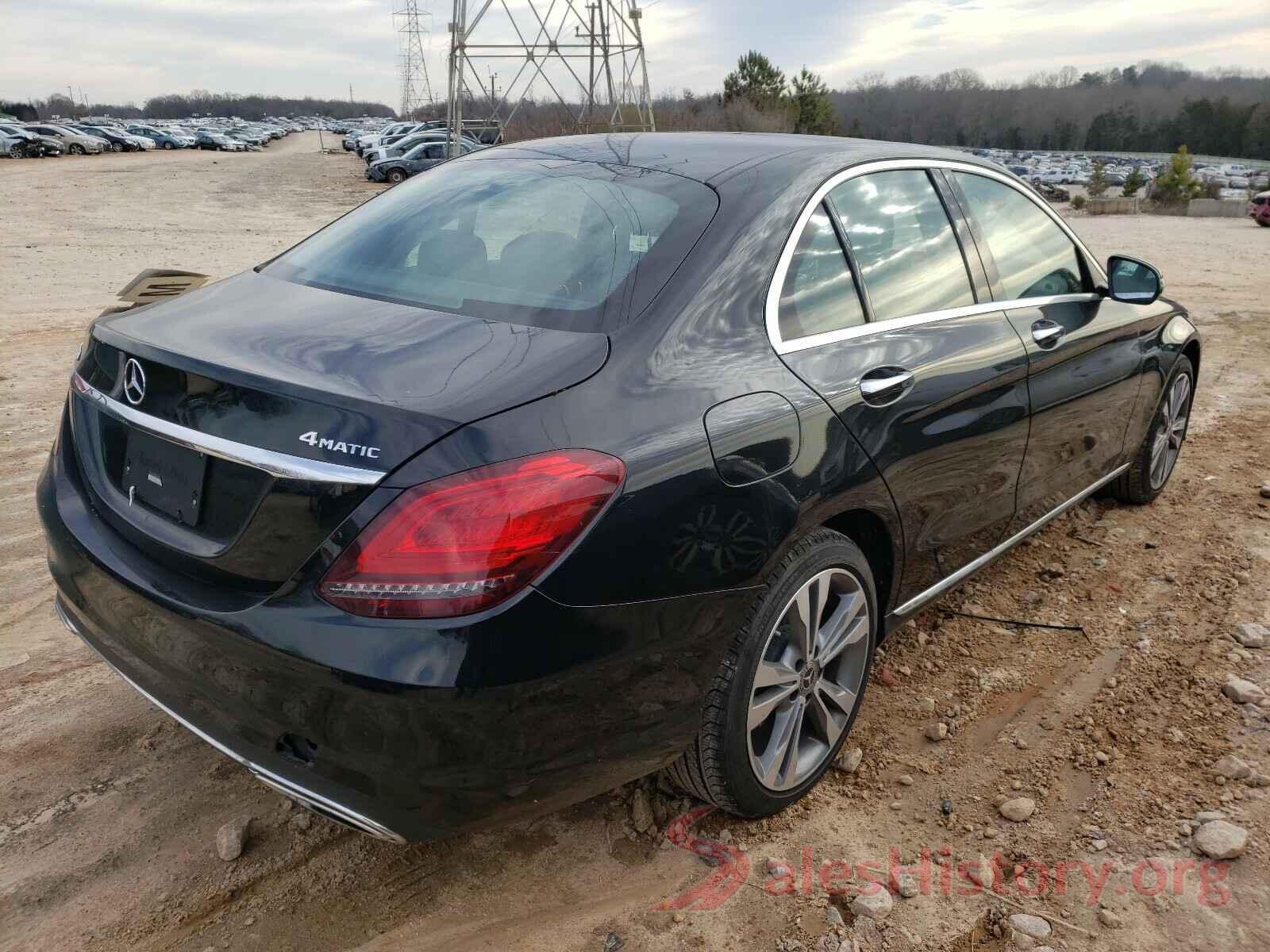 55SWF8EB7KU301014 2019 MERCEDES-BENZ C CLASS