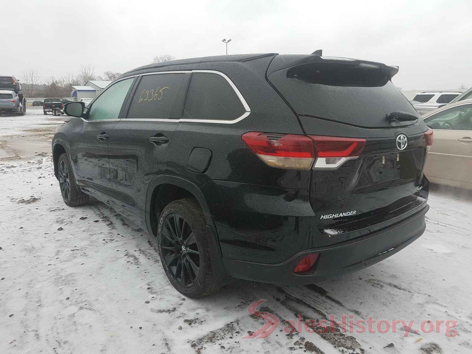 5TDJZRFH4KS608907 2019 TOYOTA HIGHLANDER