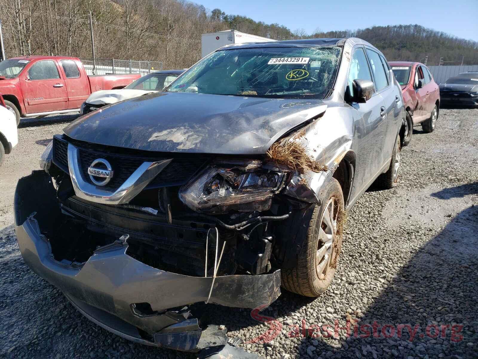 KNMAT2MV7GP659756 2016 NISSAN ROGUE