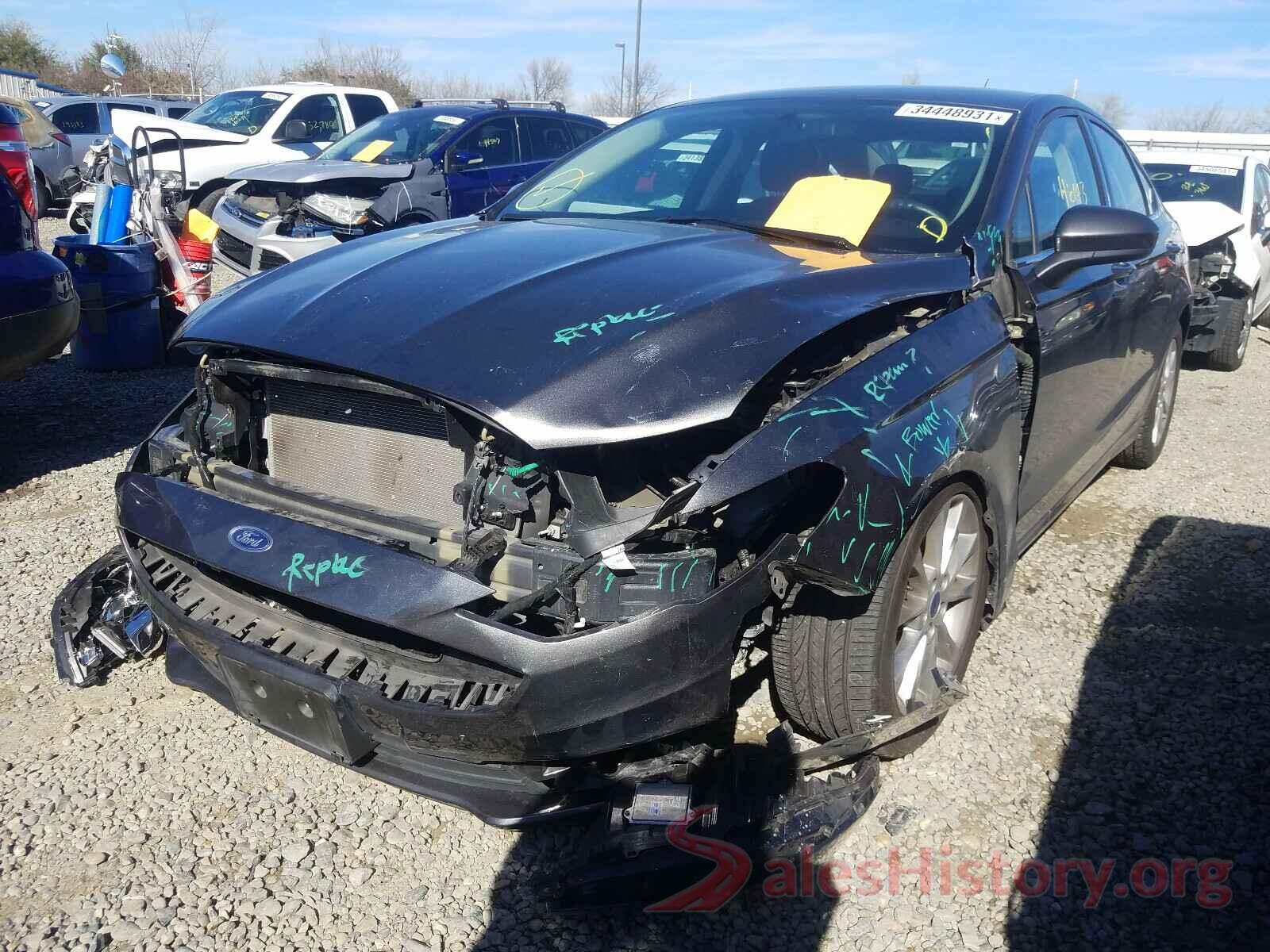 3FA6P0HD7HR293703 2017 FORD FUSION