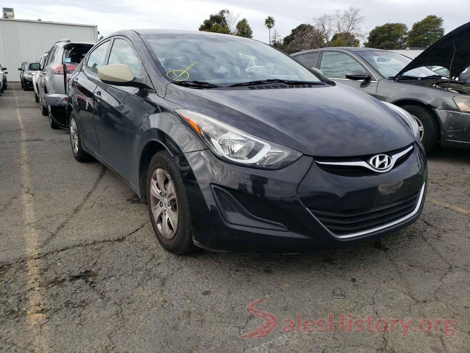 5NPDH4AE0GH761541 2016 HYUNDAI ELANTRA