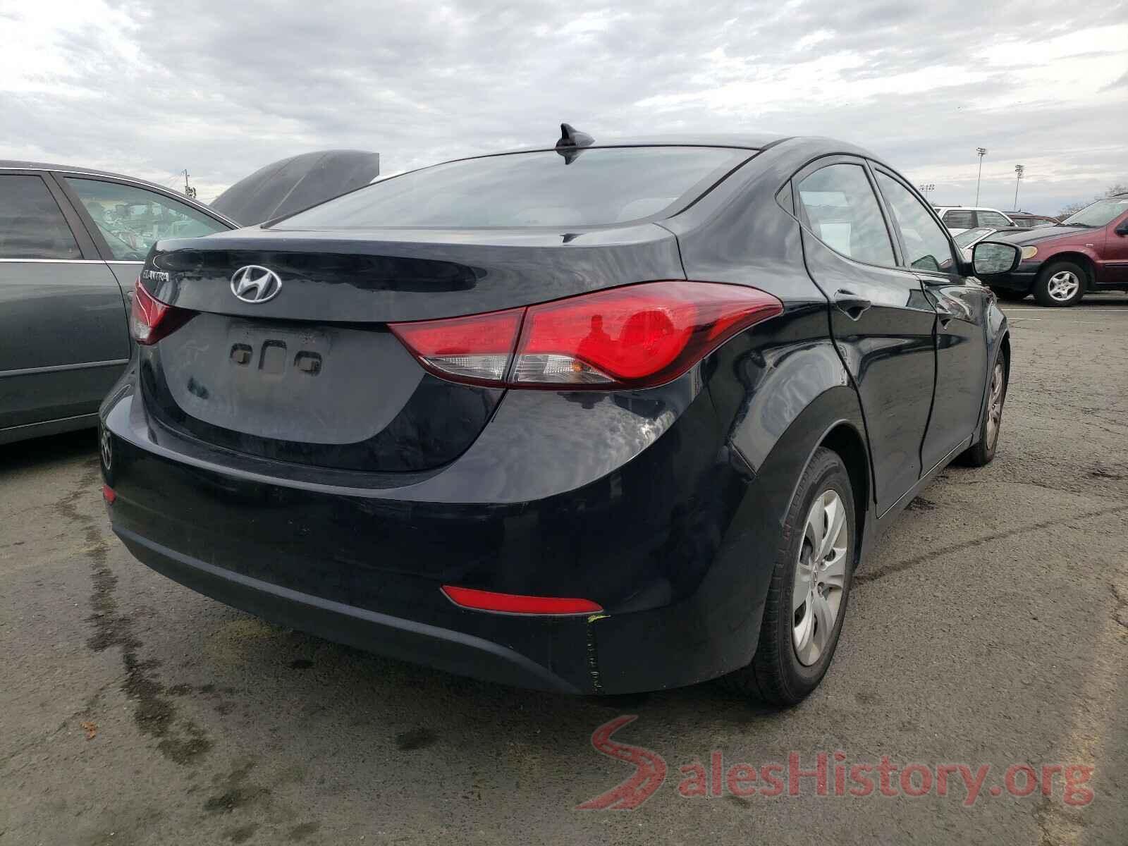 5NPDH4AE0GH761541 2016 HYUNDAI ELANTRA