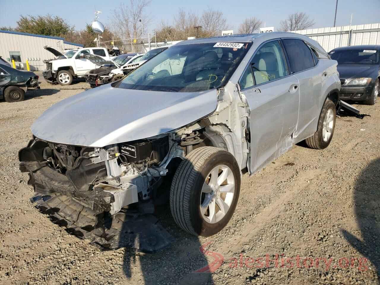 2T2BZMCA3HC130393 2017 LEXUS RX350