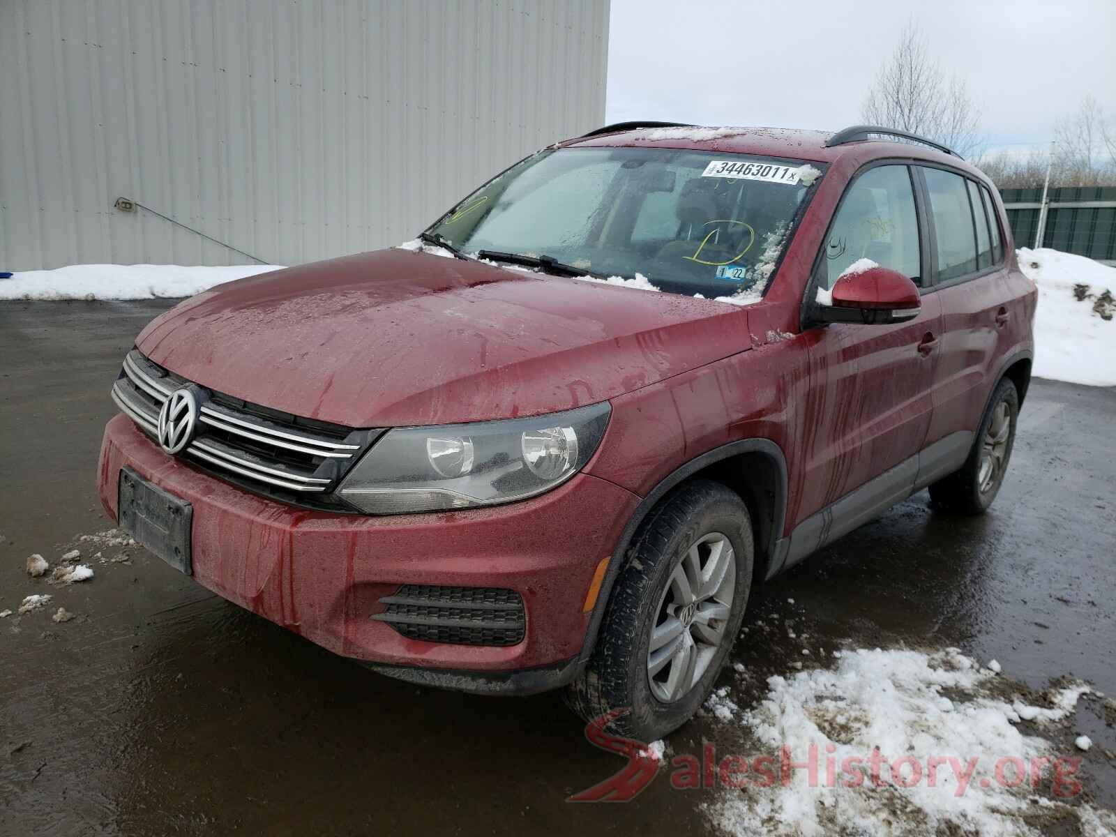 WVGBV7AX7GW056180 2016 VOLKSWAGEN TIGUAN