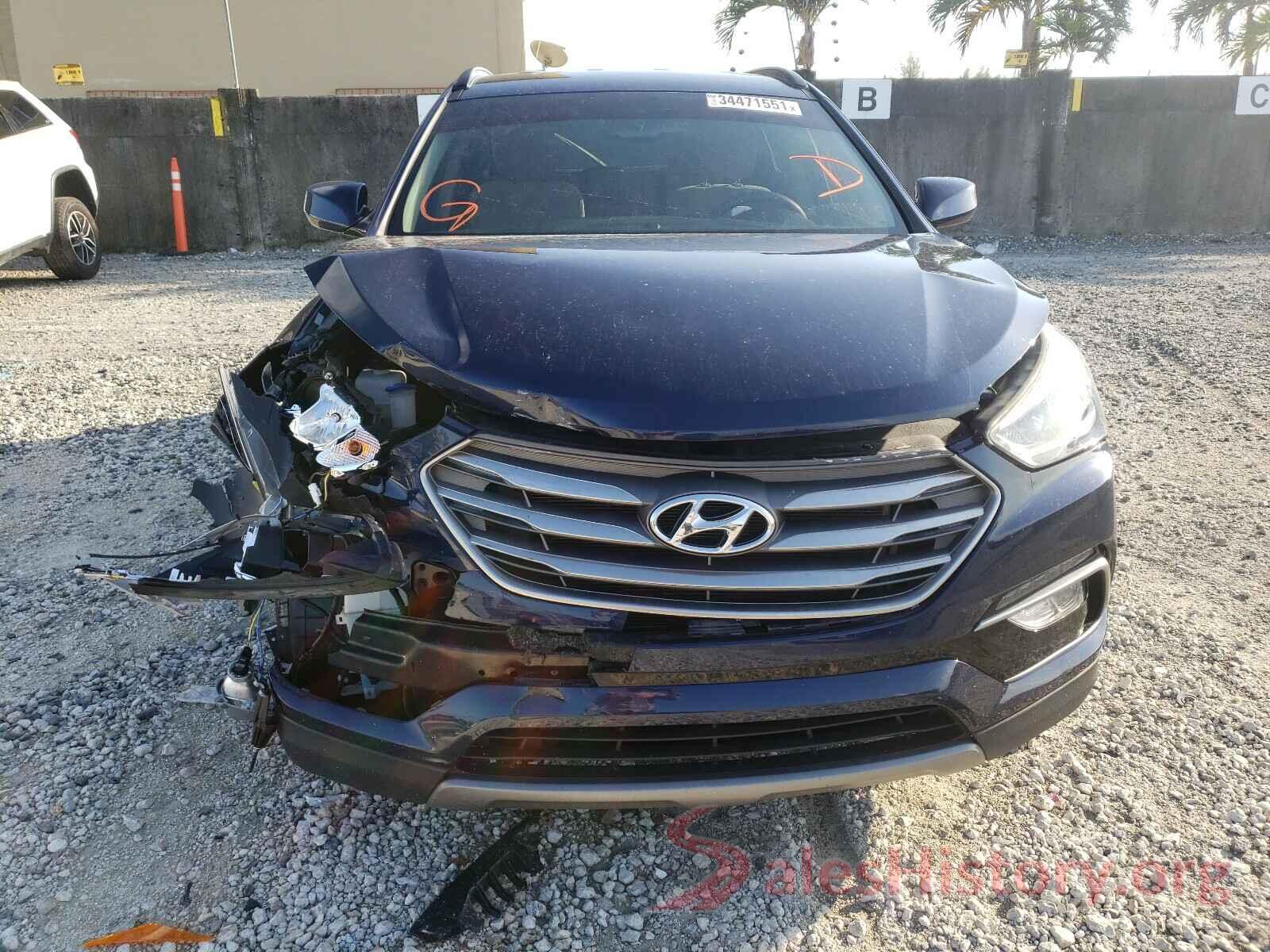 5XYZU3LB6HG409555 2017 HYUNDAI SANTA FE