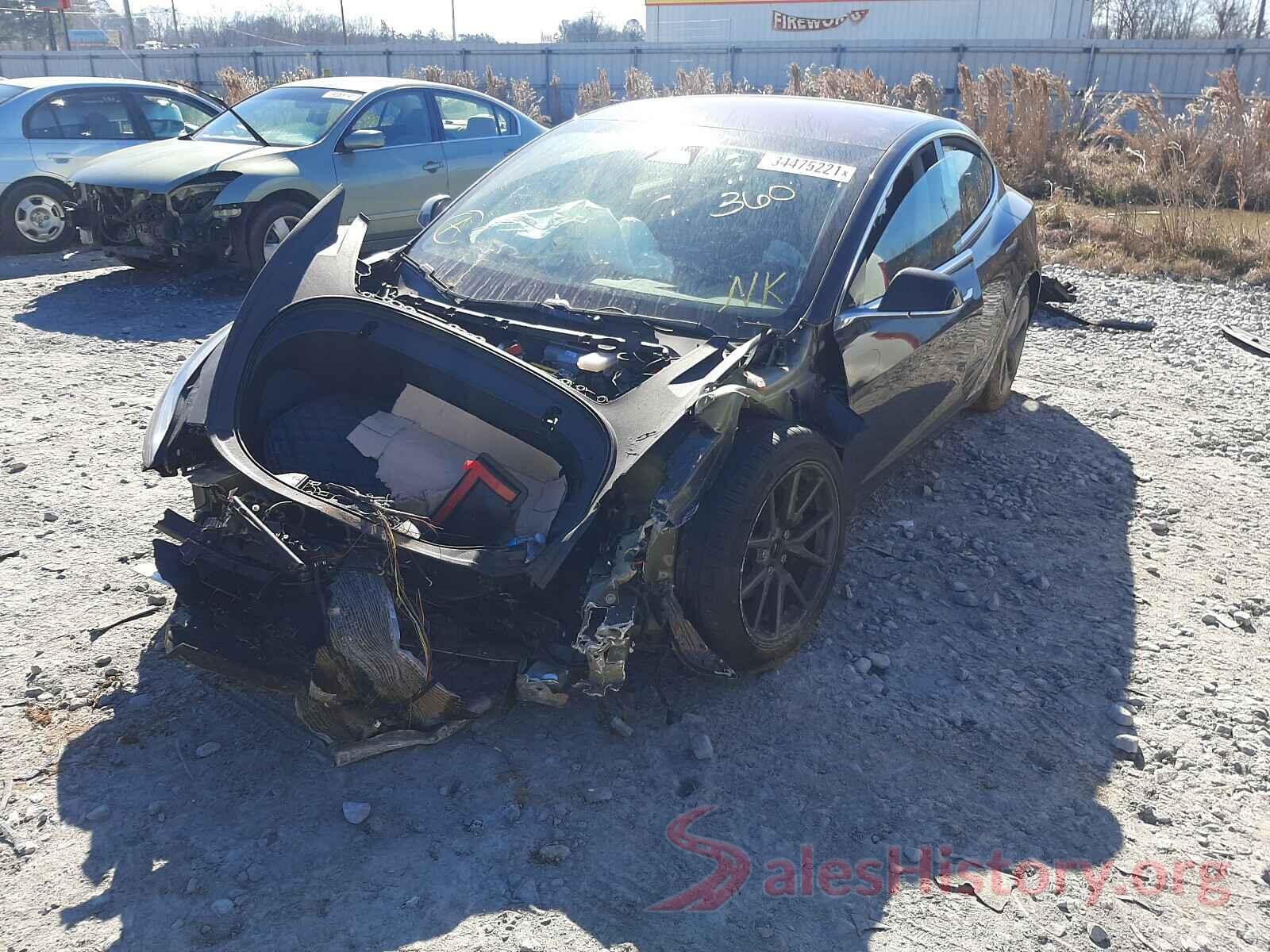 5YJ3E1EA7KF296967 2019 TESLA MODEL 3