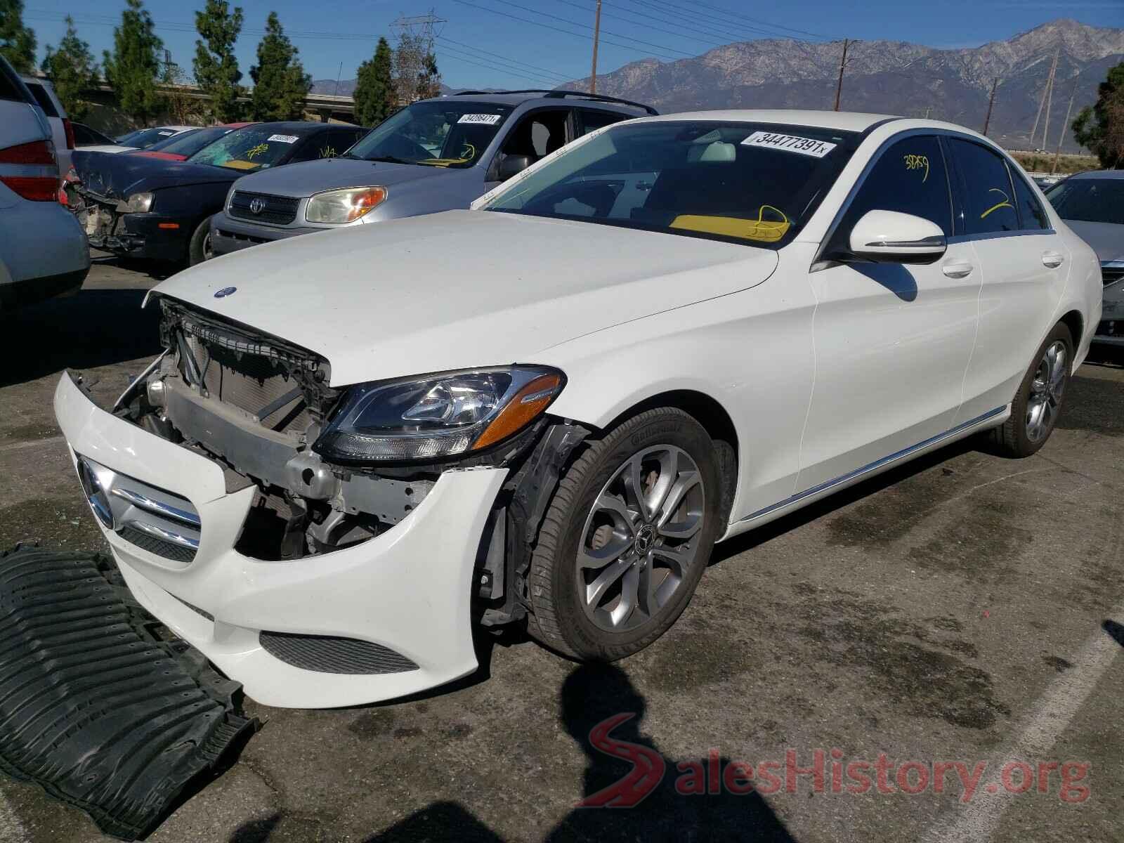 55SWF4JBXHU223402 2017 MERCEDES-BENZ C CLASS