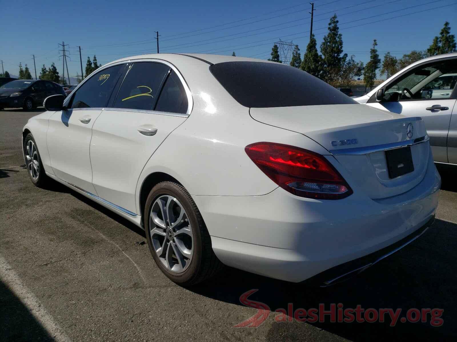 55SWF4JBXHU223402 2017 MERCEDES-BENZ C CLASS