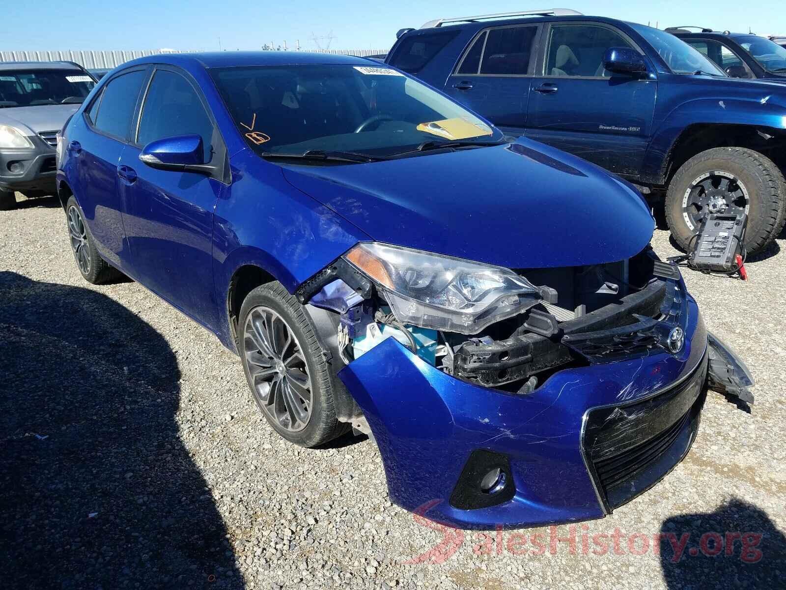 5YFBURHE5GP497578 2016 TOYOTA COROLLA