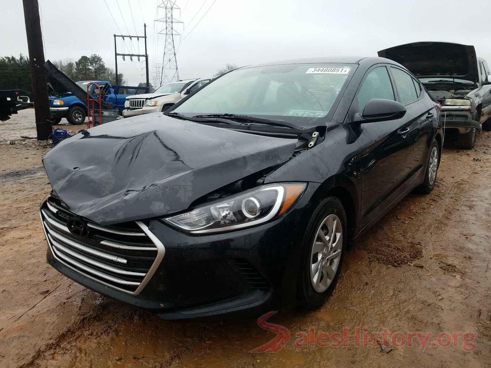 5NPD74LF6HH102180 2017 HYUNDAI ELANTRA