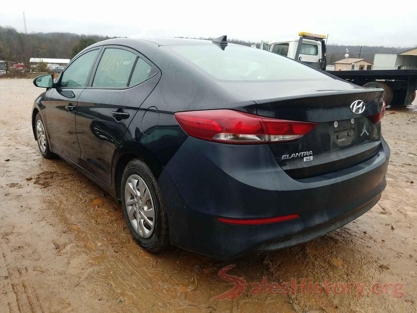 5NPD74LF6HH102180 2017 HYUNDAI ELANTRA