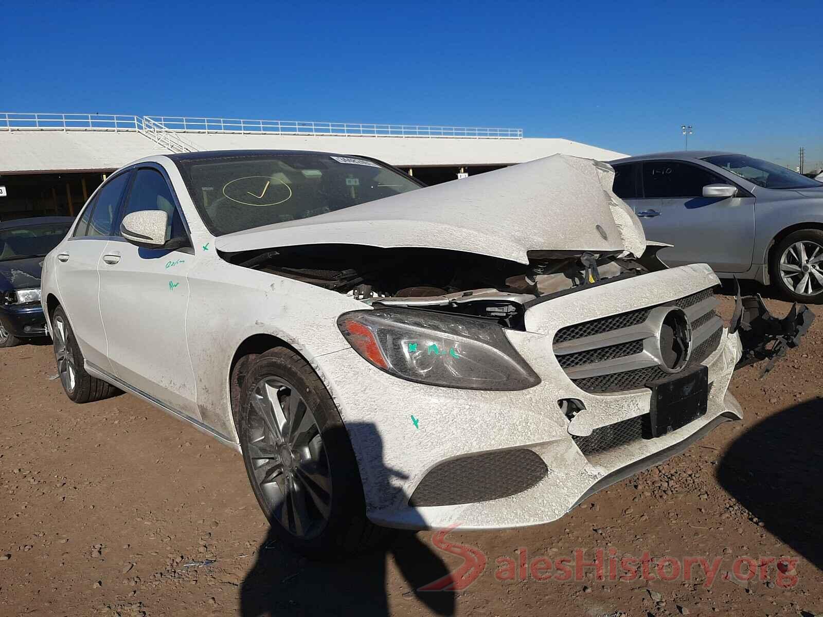 55SWF4KB6HU188758 2017 MERCEDES-BENZ C CLASS