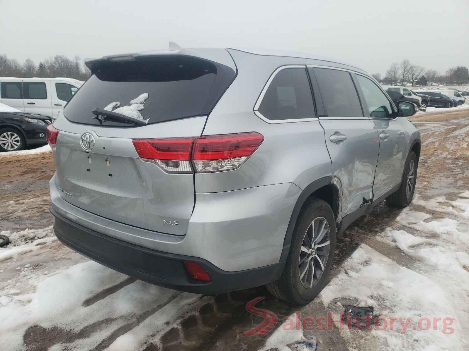 5TDKZRFH5KS561746 2019 TOYOTA HIGHLANDER