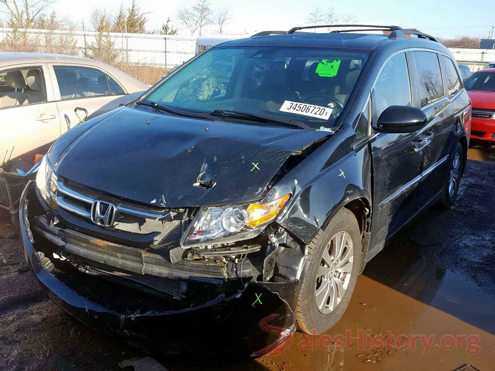 5FNRL5H61GB152627 2016 HONDA ODYSSEY EX