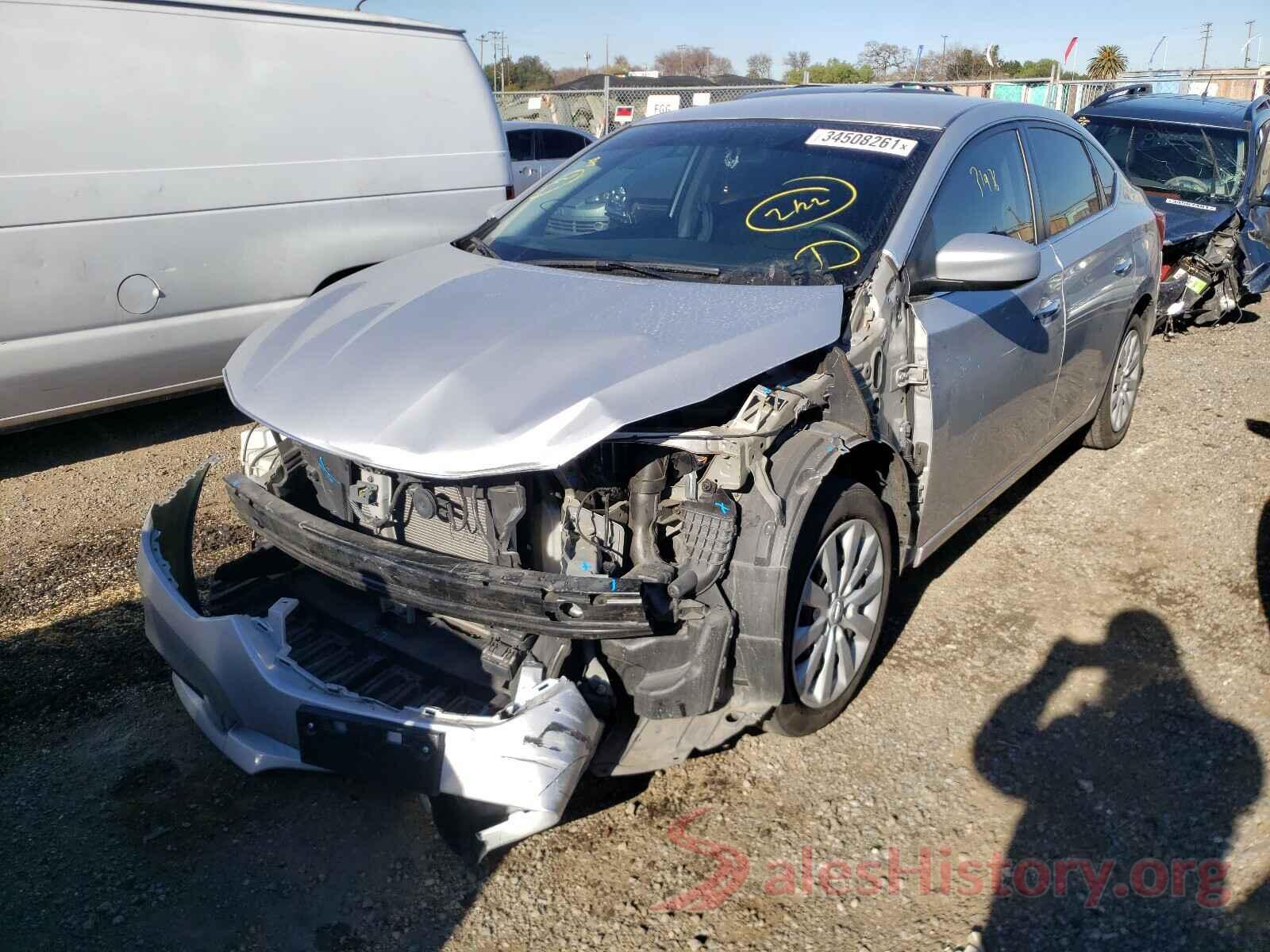 3N1AB7AP2KY227222 2019 NISSAN SENTRA