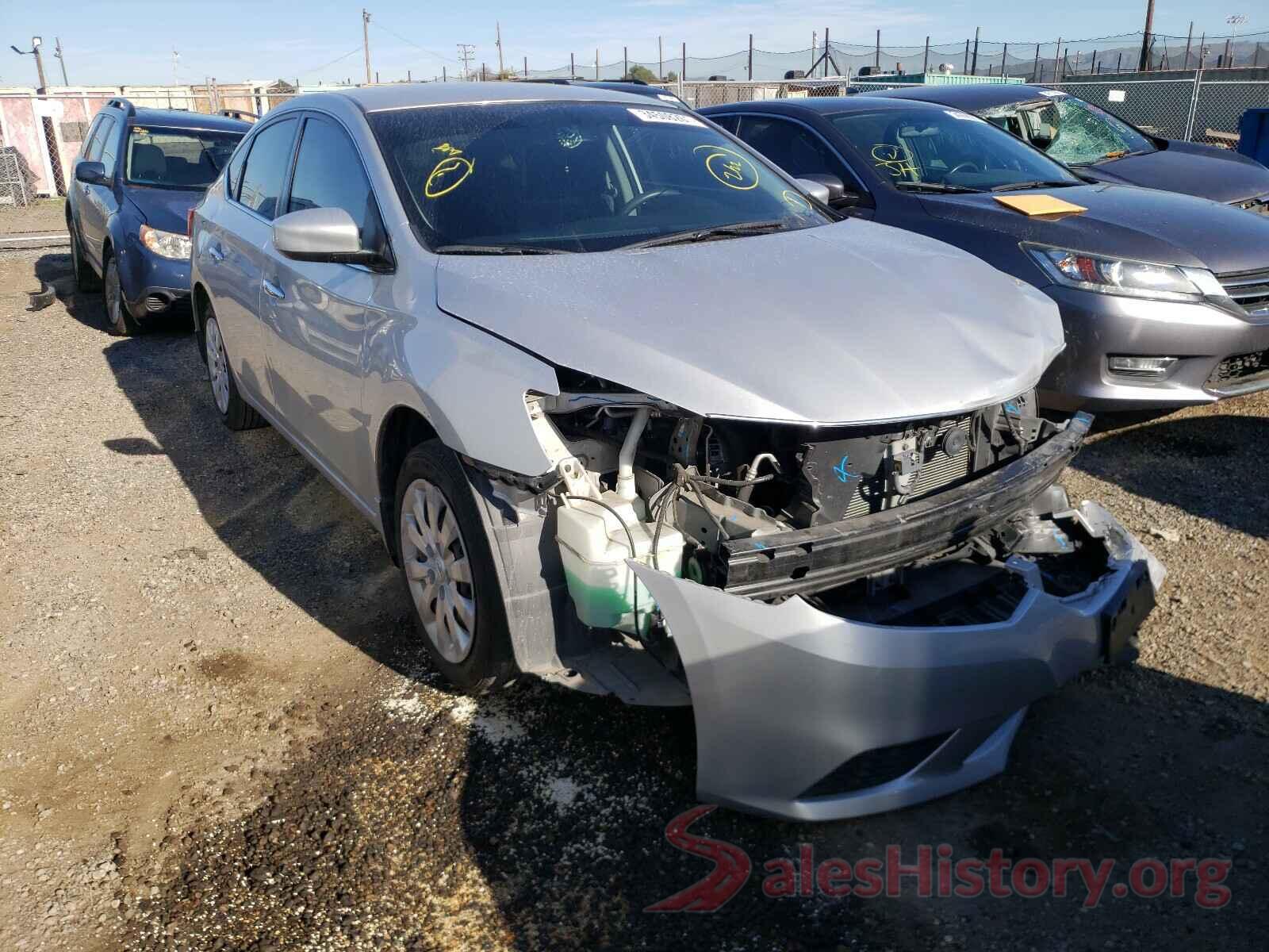 3N1AB7AP2KY227222 2019 NISSAN SENTRA