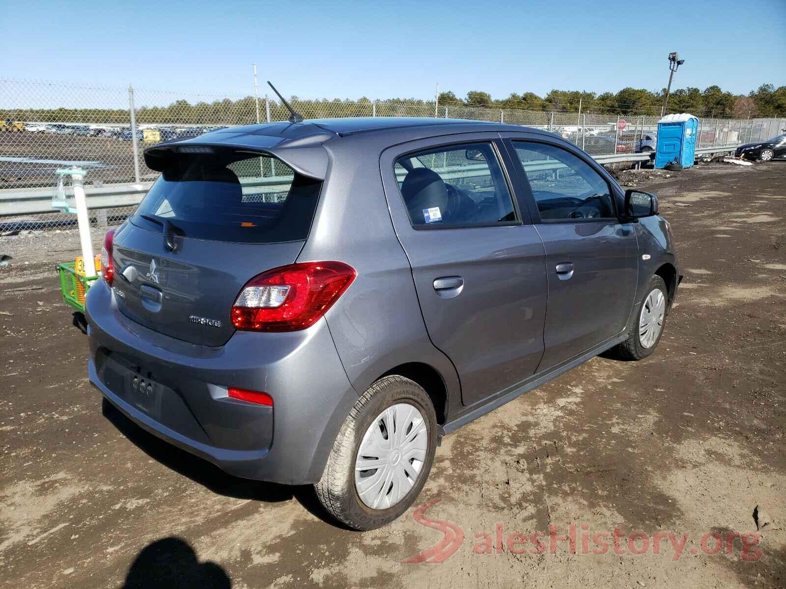 ML32A3HJXKH015228 2019 MITSUBISHI MIRAGE