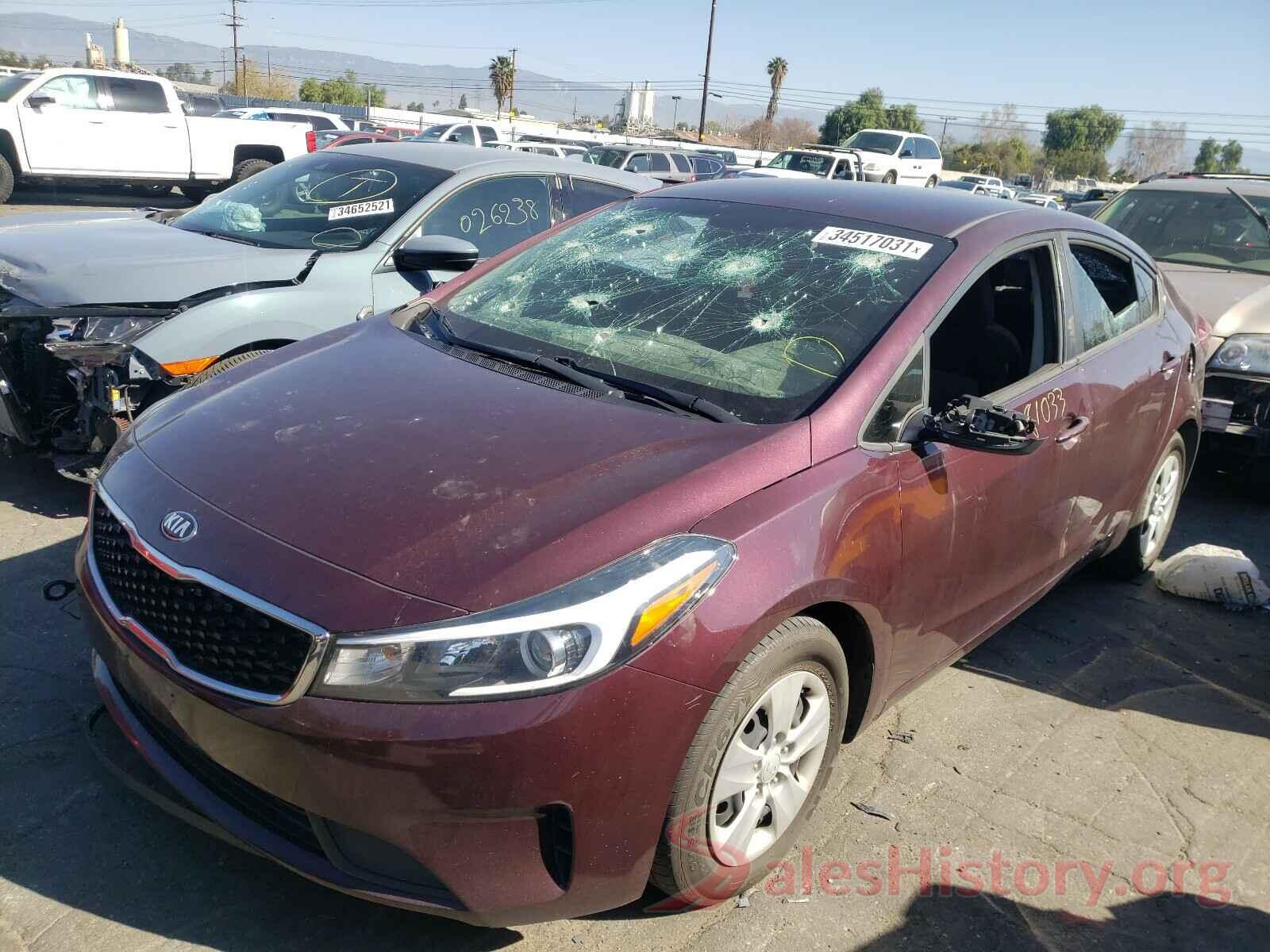 3KPFL4A71JE206487 2018 KIA FORTE