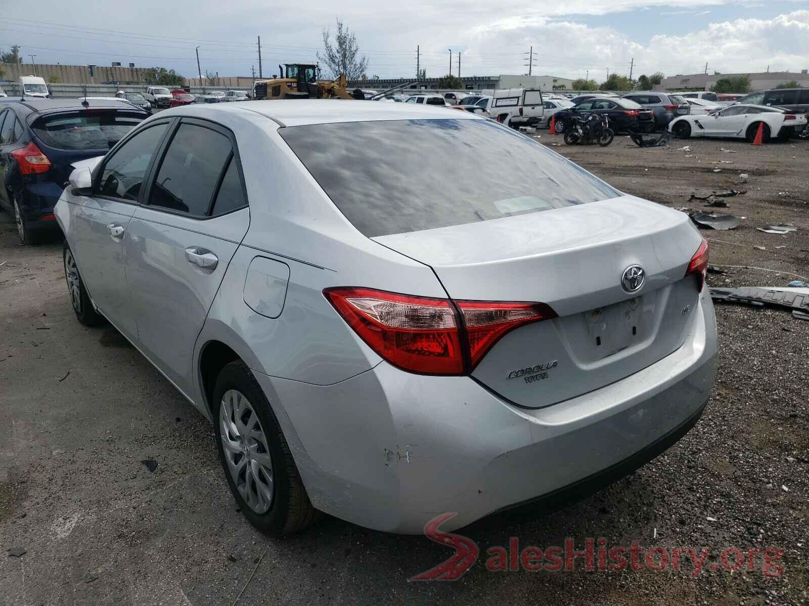 2T1BURHE0KC135280 2019 TOYOTA COROLLA